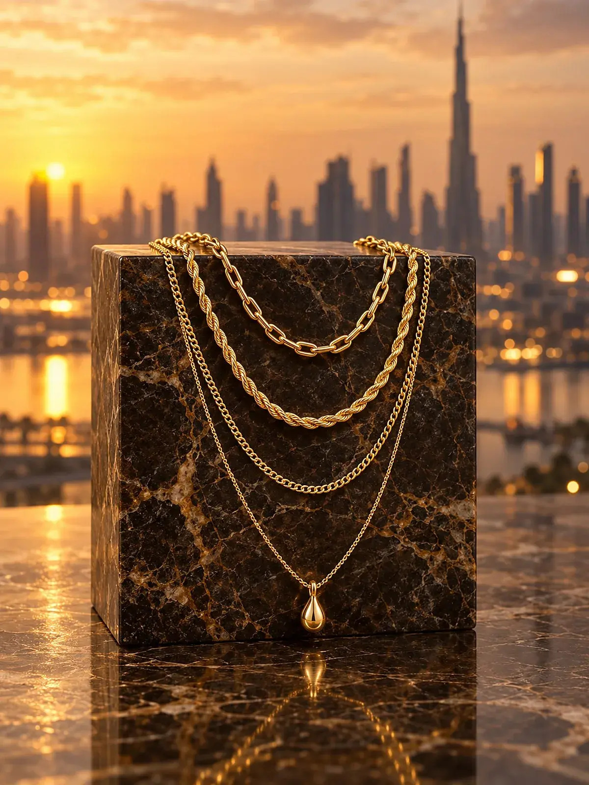 18K Gold Chains & Necklaces