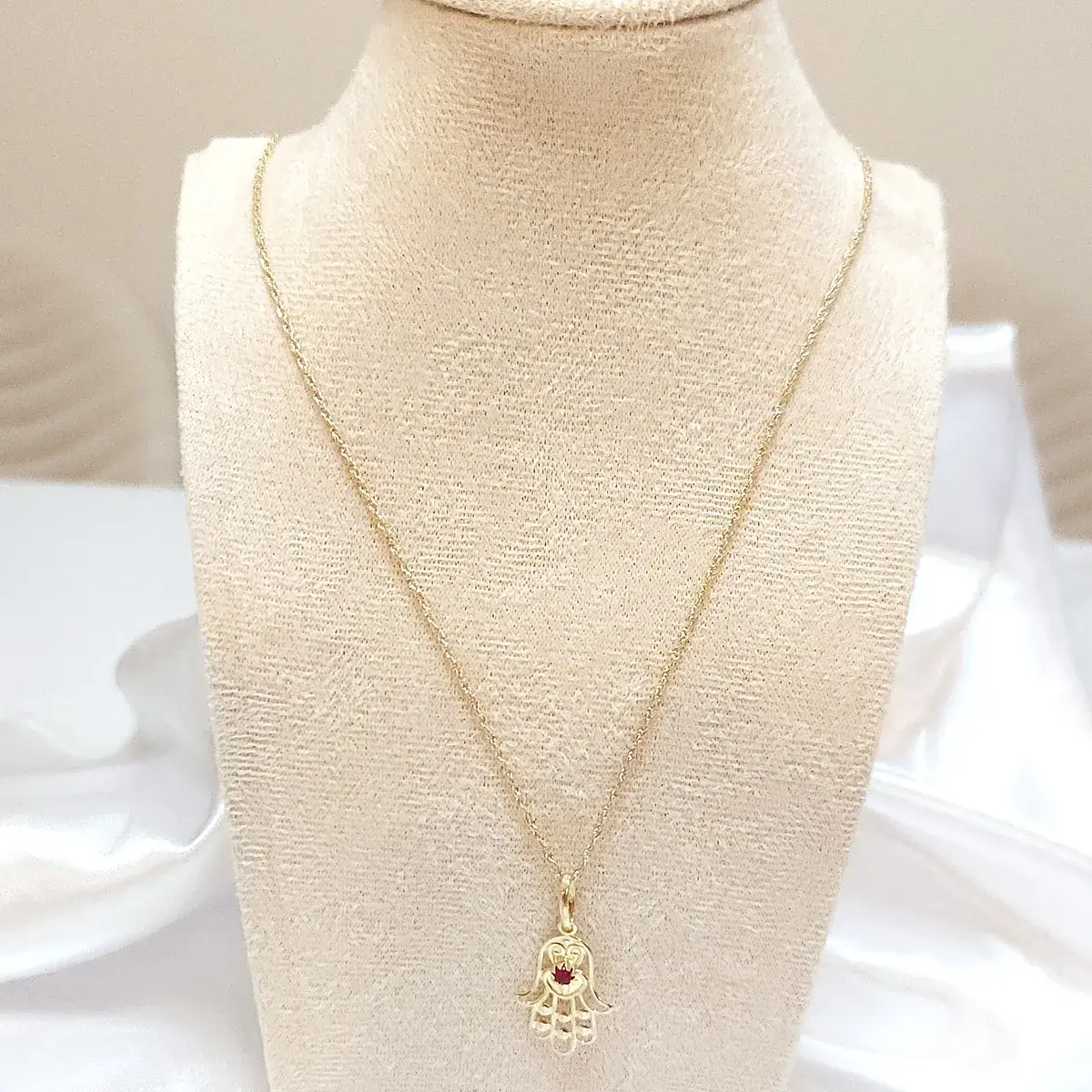 Hamsa Pendant Necklace